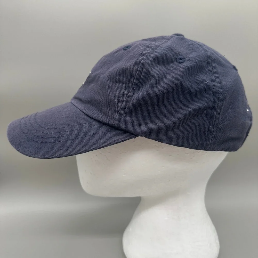 Vineyard Vines Whale Baseball Hat Womens OSFA Navy Blue Strapback Adjustable